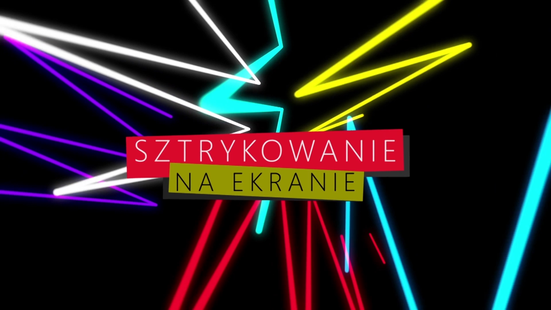 Sztrykowanie na ekranie